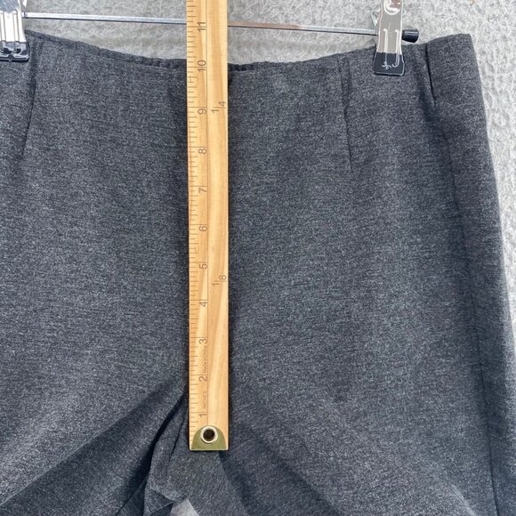 J Jill Pants Womens Medium Petite Gray Ponte Slim Leg Pull On Leggings Stretch - Picture 9 of 12